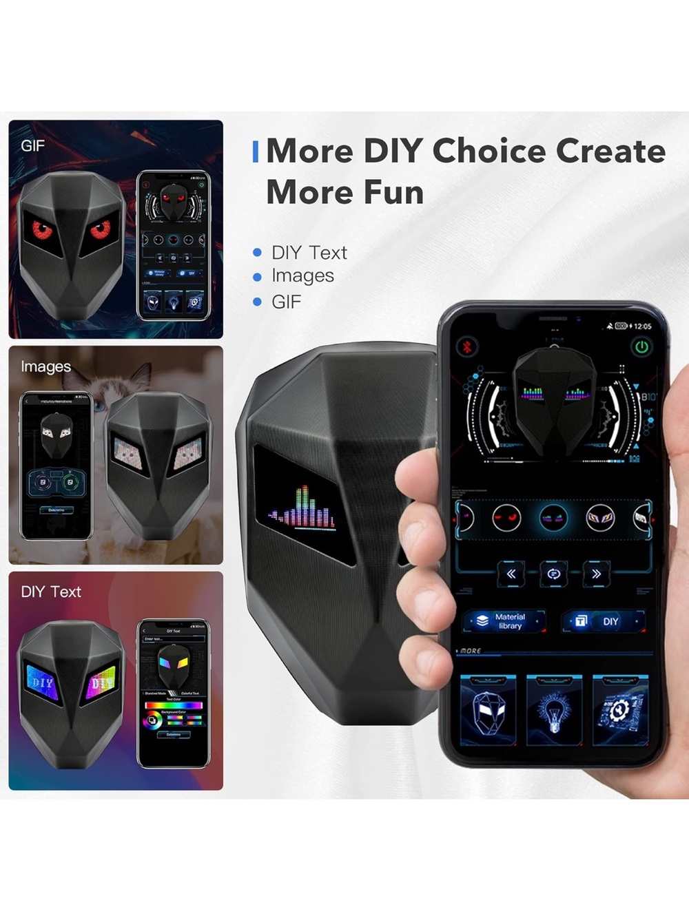 LED Backpack With DIY Programmable Full Color Screen - Picture 8 of 10